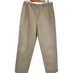 Daniel Cremieux Mens Khaki Chino Pants 36x32(tag) Tan Cotton Classic Fit